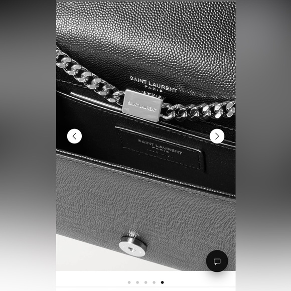 Amazing condition Saint Laurent Kate bag. Black with silver hardware. - Picture 5 of 5